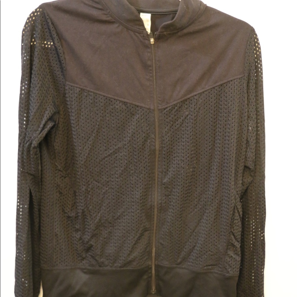 Mesh See-Through Work-Out Jacket